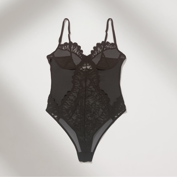 Zara lace lingerie bodysuit top - Picture 3 of 3